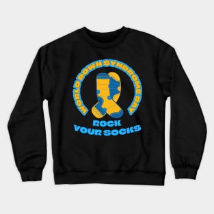 ROCK YOUR SOCKS Crewneck Sweatshirt